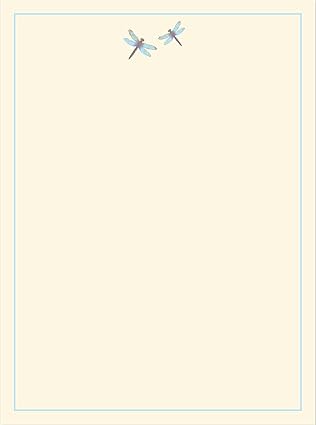 Blue Dragonfly Stationery Set (Boxed Stationery) Hardcover