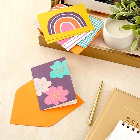 Blank Cards Assortment, Modern Doodles (48 Cards with Envelopes) for Mother's Day, Graduation, Just Because, All Occasion
